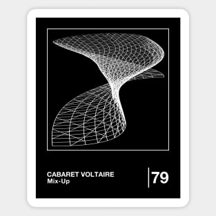 Cabaret Voltaire / Minimal Style Graphic Artwork Design Magnet